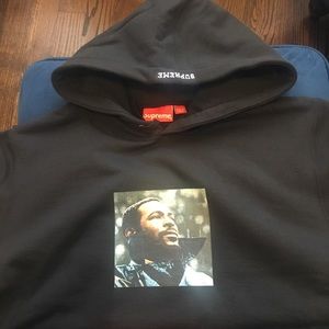 supreme marvin gaye hooded sweatshirt